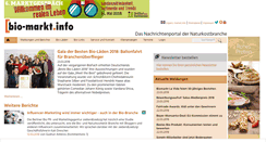 Desktop Screenshot of bio-markt.info